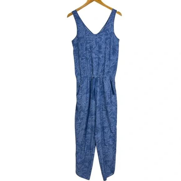 Patagonia Fleetwith Romper size Medium in Monkey Flower Current Blue - Picture 3 of 11